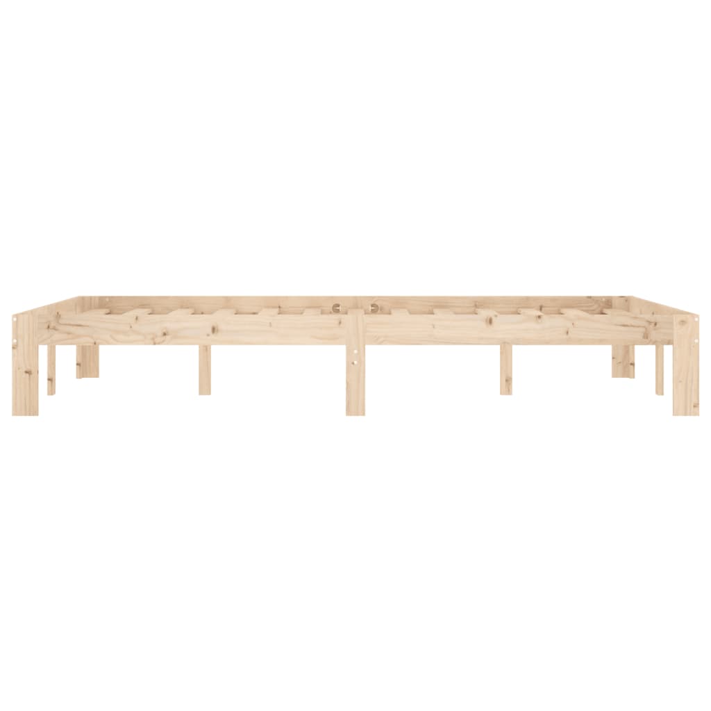 vidaXL Bed Frame without Mattress Solid Wood Pine 120x200 cm