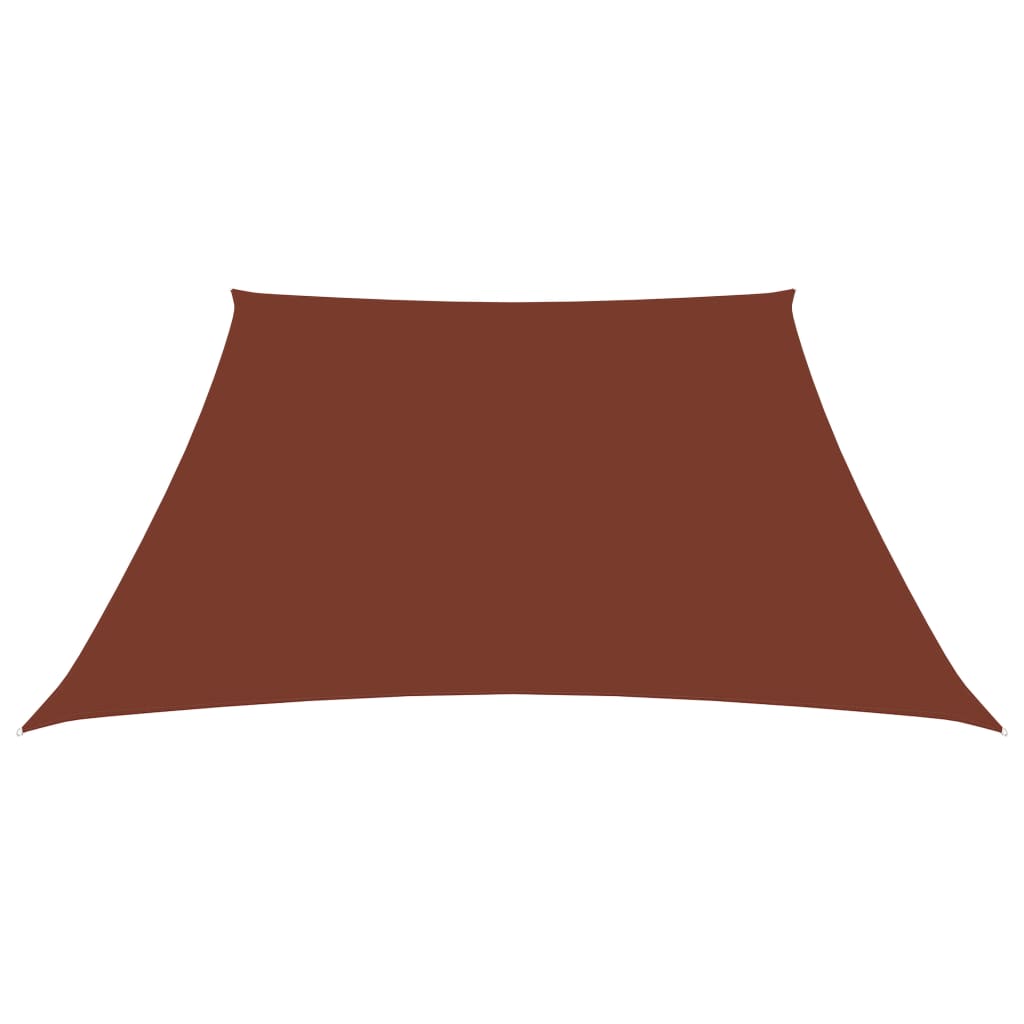 vidaXL Sunshade Sail Oxford Fabric Trapezium 2/4x3 m Terracotta