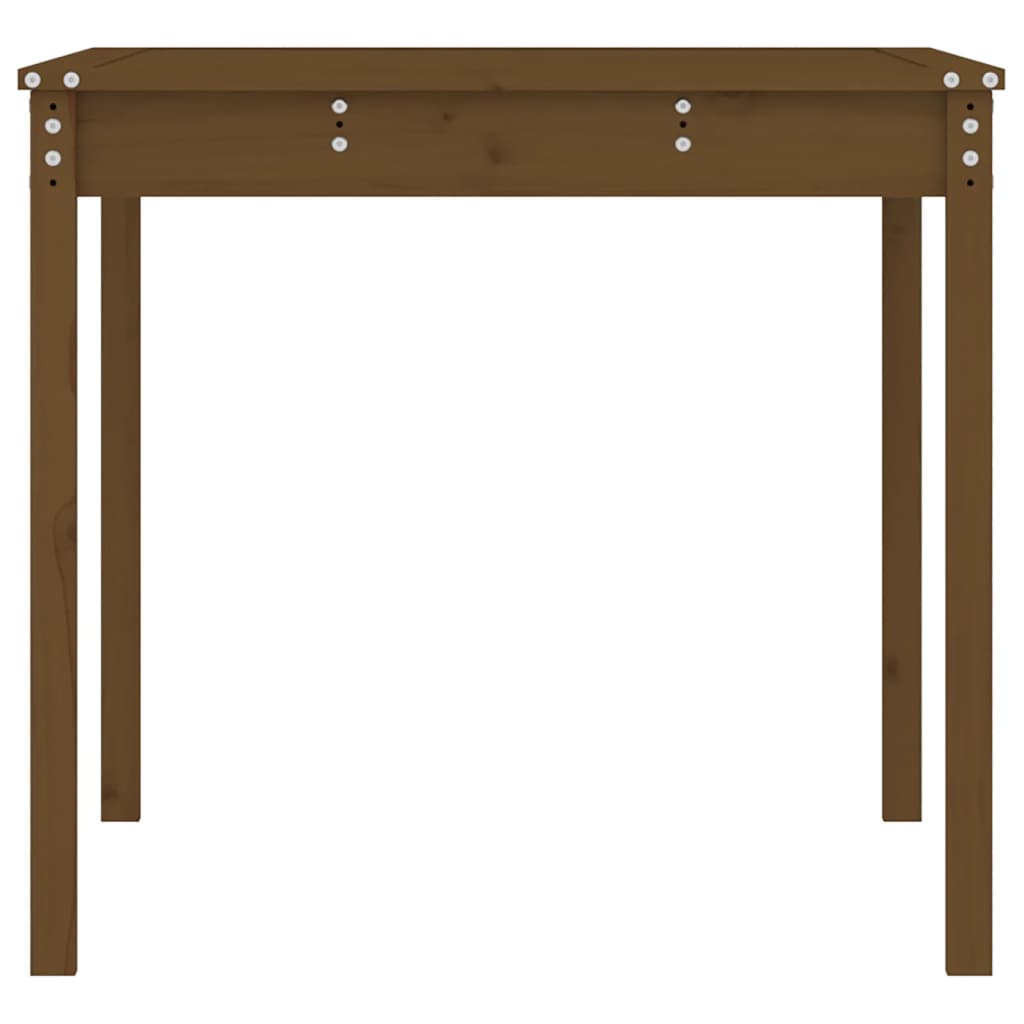 vidaXL Garden Table Honey Brown 121x82.5x76 cm Solid Wood Pine