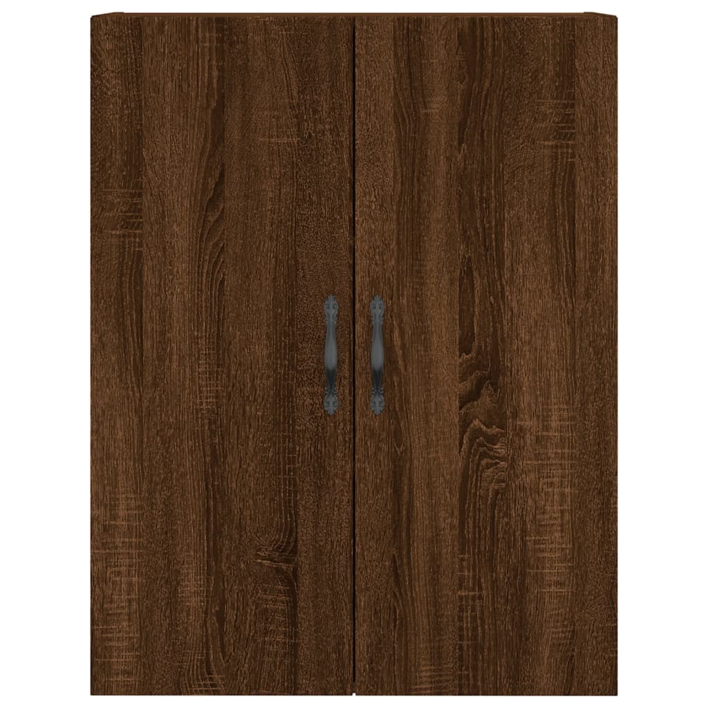 vidaXL Wall Mounted Cabinets 2 pcs Brown Oak Engineered Wood