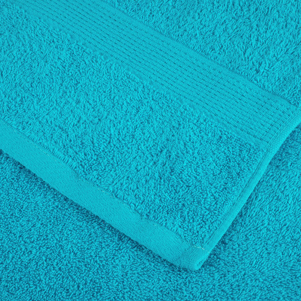 vidaXL Premium Towels SOLUND 4 pcs Turquoise 100x200 cm 600 gsm