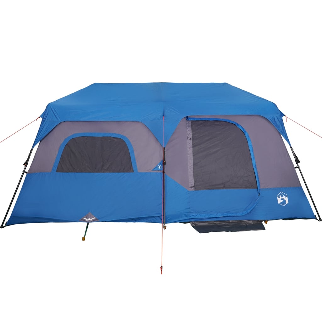 vidaXL Family Tent 9-Person Blue Quick Release Waterproof