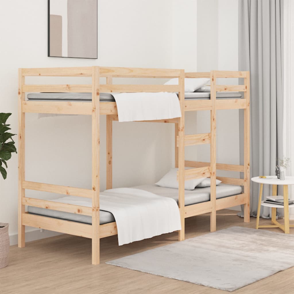 vidaXL Bunk Bed without Mattress 90x200 cm Solid Wood Pine