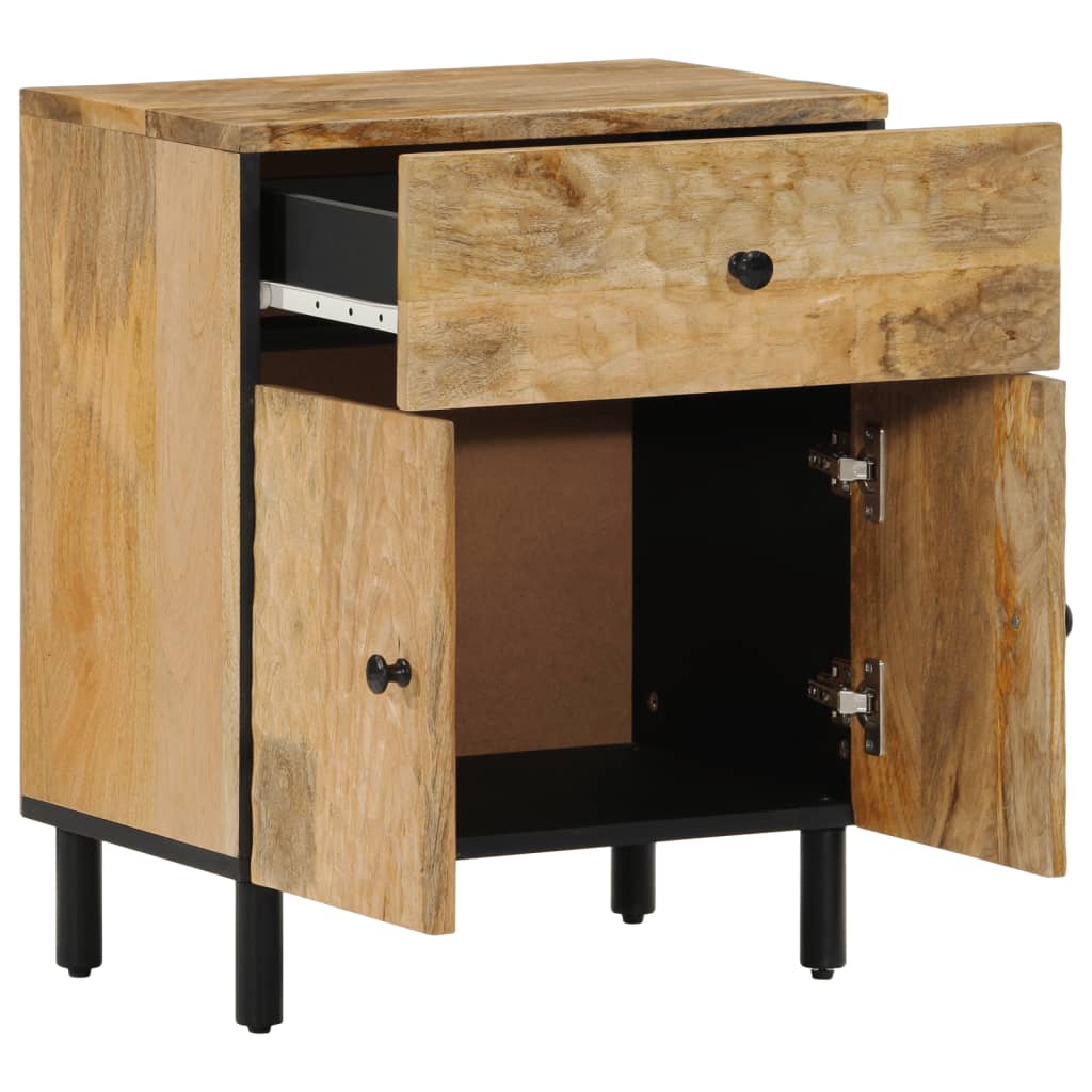 vidaXL Bedside Cabinet 50x33x60 cm Solid Wood Mango