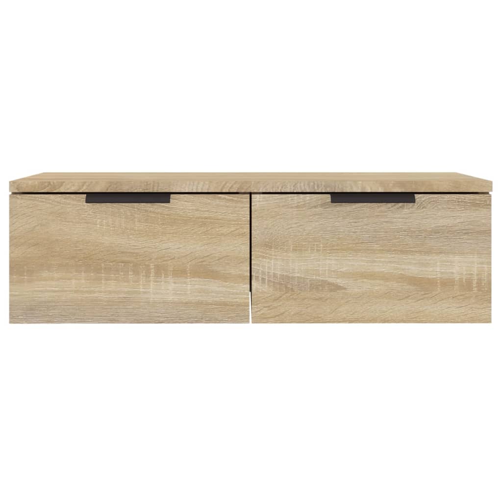 vidaXL Wall Cabinet Sonoma Oak 68x30x20 cm Engineered Wood