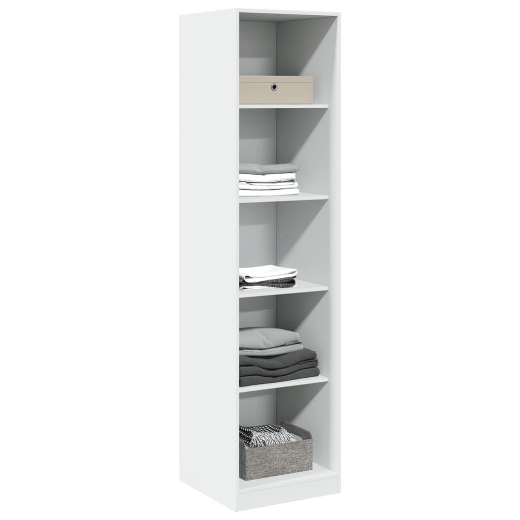 vidaXL Wardrobe White 50x50x200 cm Engineered Wood