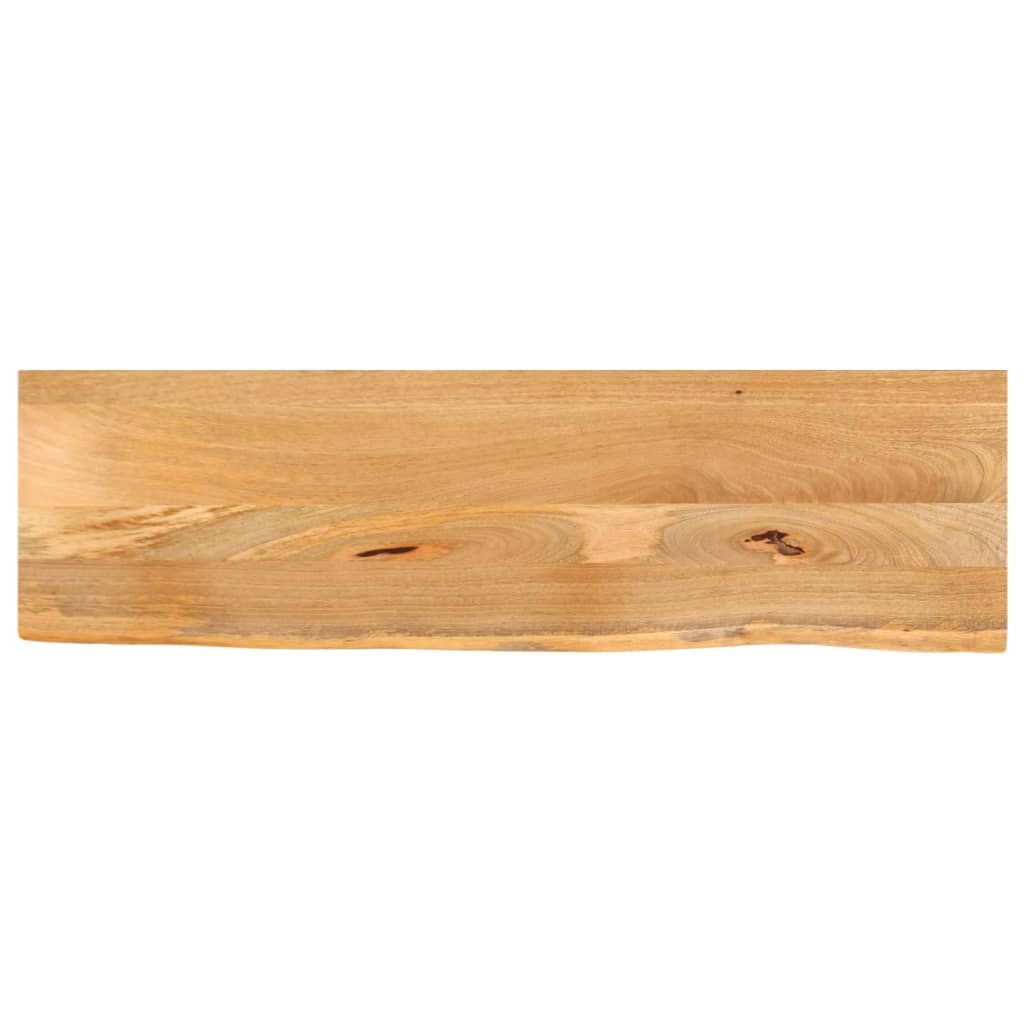 vidaXL Table Top Live Edge 120x40x3.8 cm Solid Wood Mango