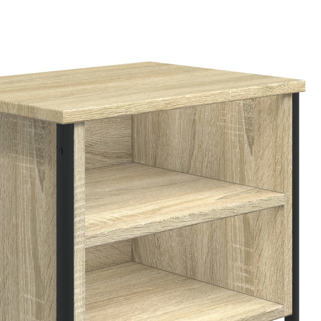 vidaXL Bedside Cabinet Sonoma Oak 40x30x40 cm Engineered Wood