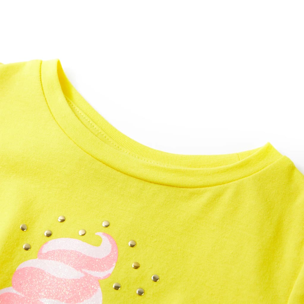 Kids' T-shirt Yellow 140