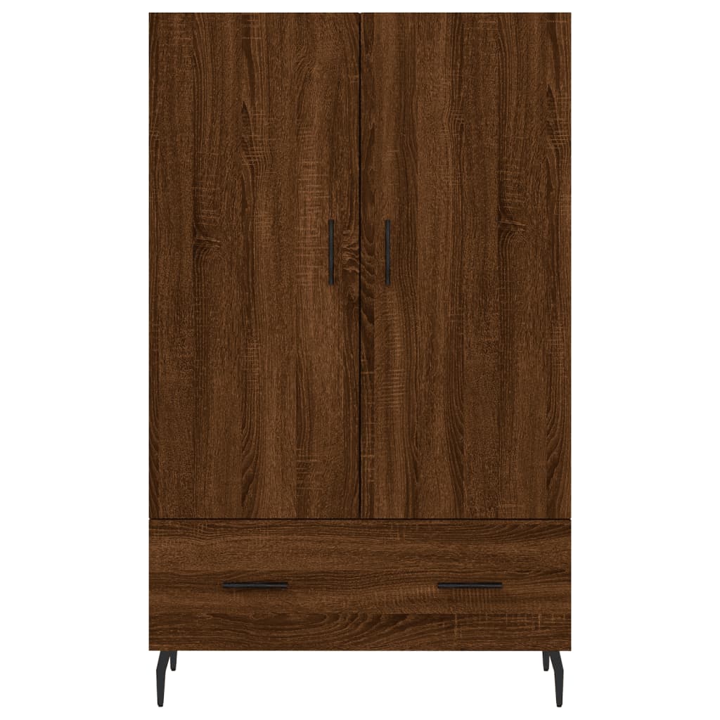 vidaXL Highboard Brown Oak 69.5x31x115 cm Engineered Wood