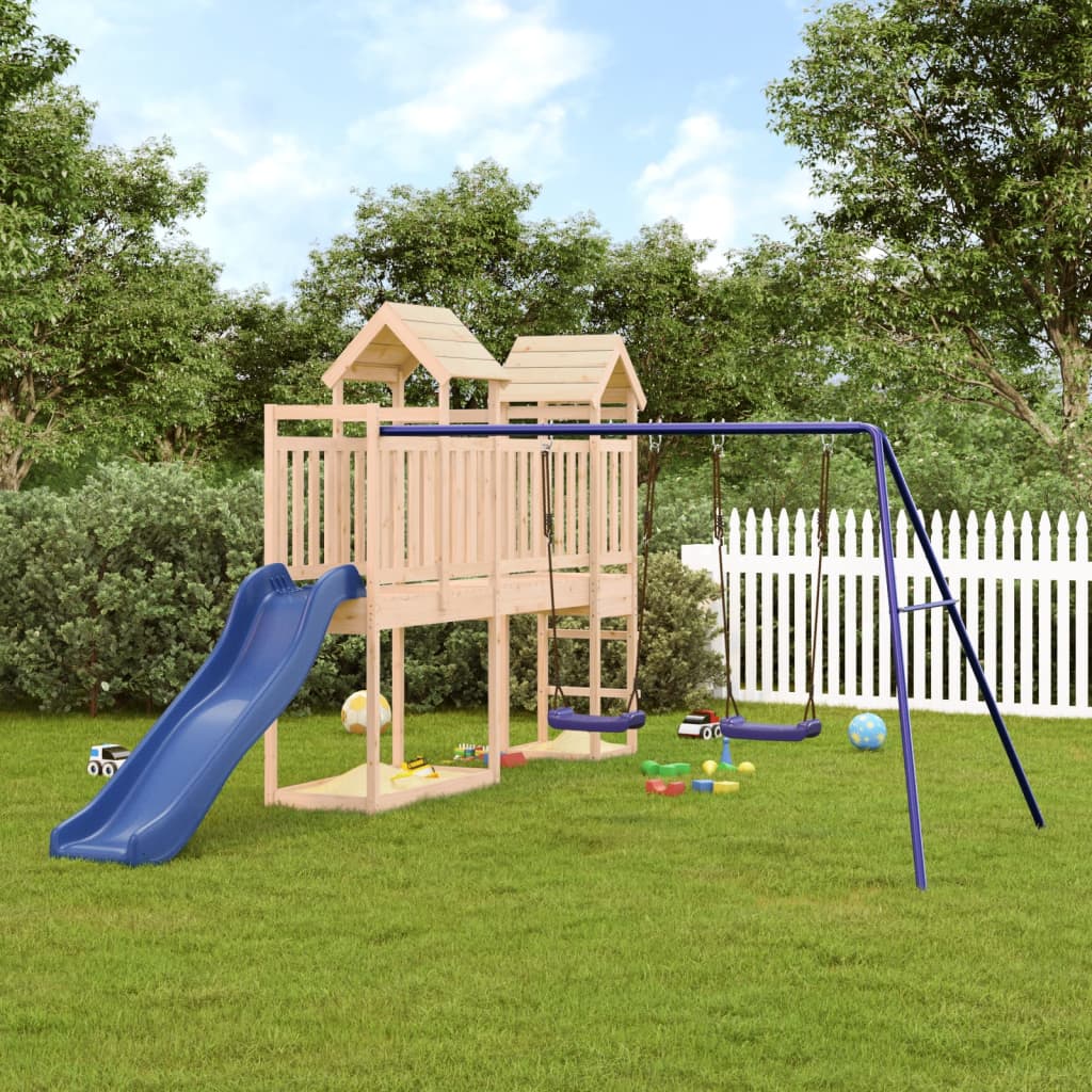 vidaXL Outdoor Playset Solid Wood Pine