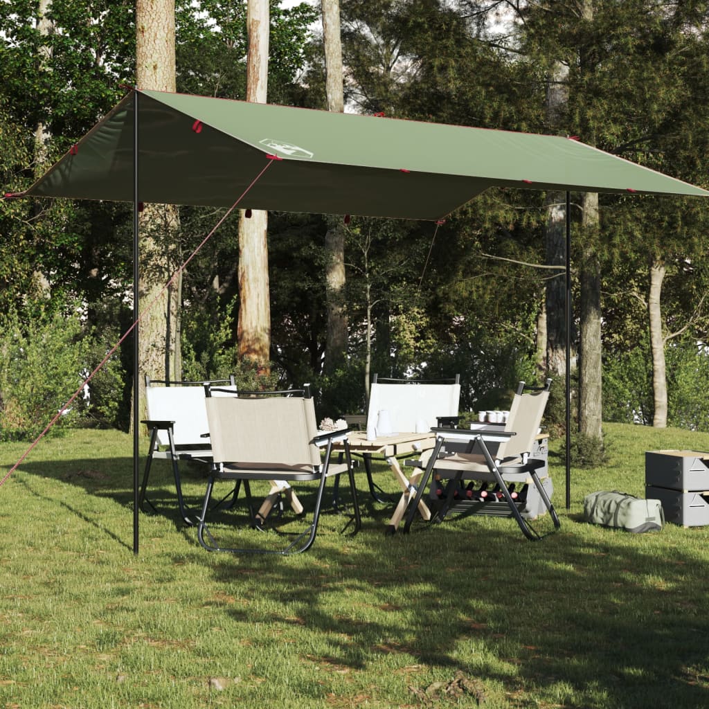 vidaXL Camping Tarp Green 400x294 cm Waterproof