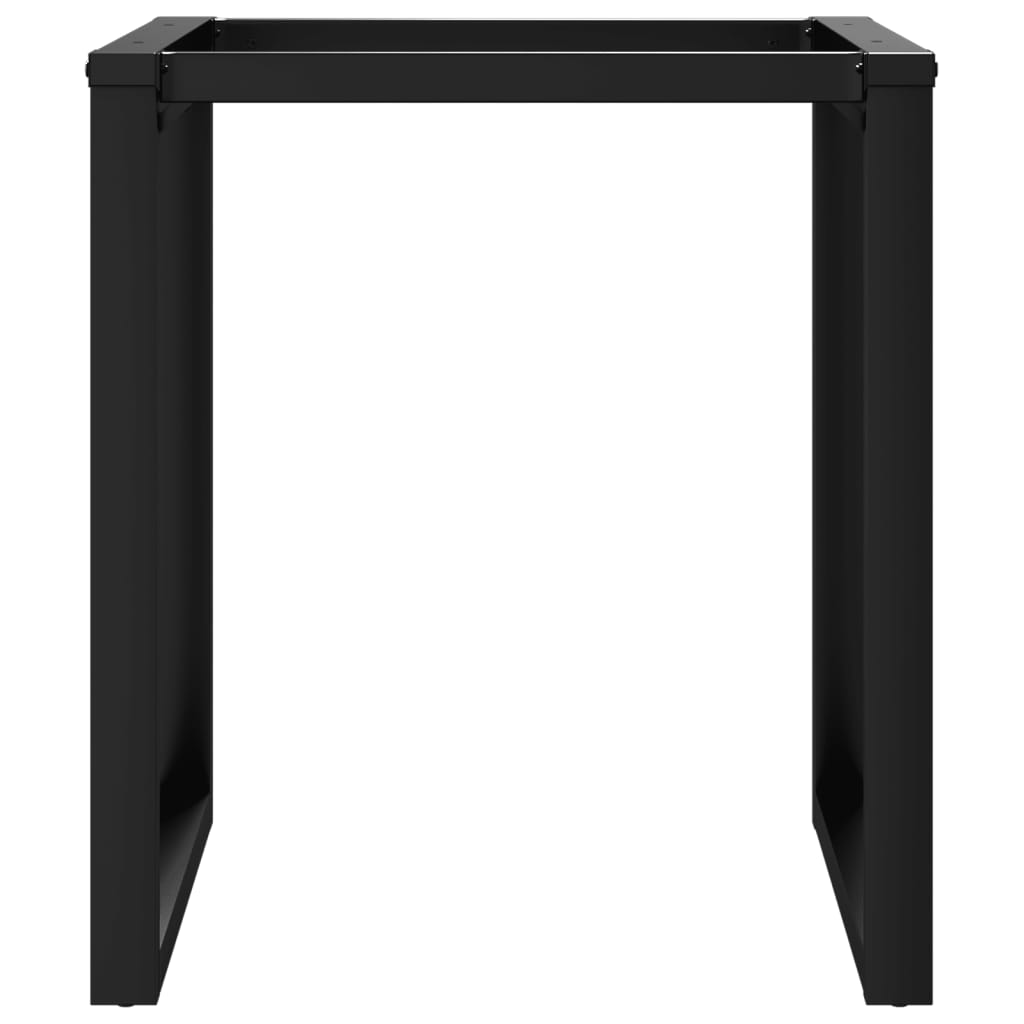 vidaXL Dining Table Legs O-Frame 70x70x73 cm Cast Iron