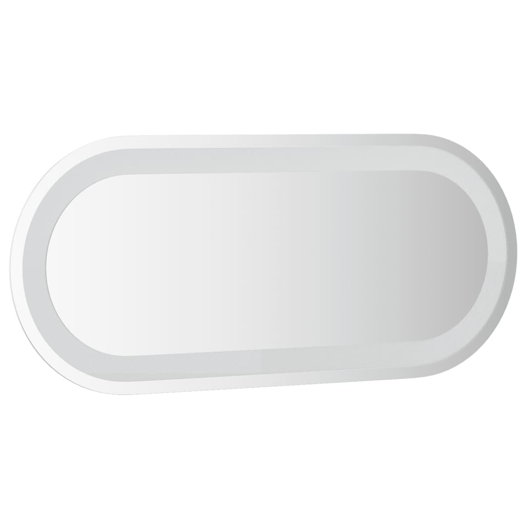 vidaXL LED Bathroom Mirror 70x30 cm Oval