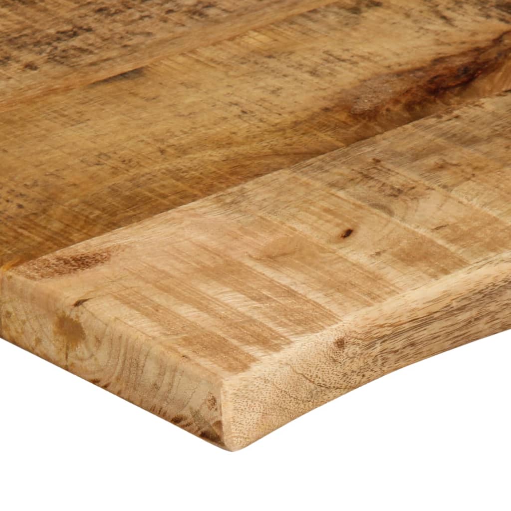 vidaXL Table Top 100x60x2.5 cm Live Edge Solid Wood Rough Mango