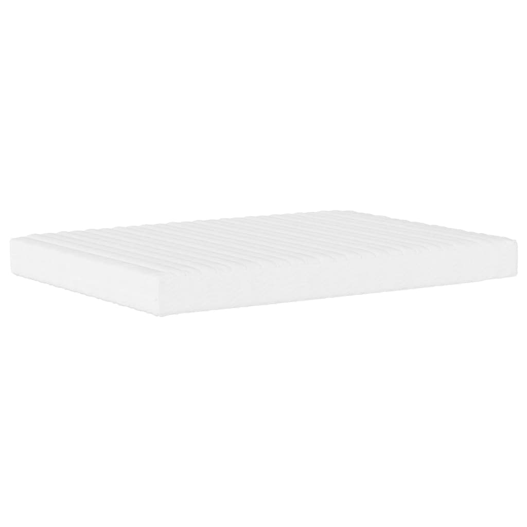 vidaXL Foam Mattress White 140x200 cm Hardness H2 H3