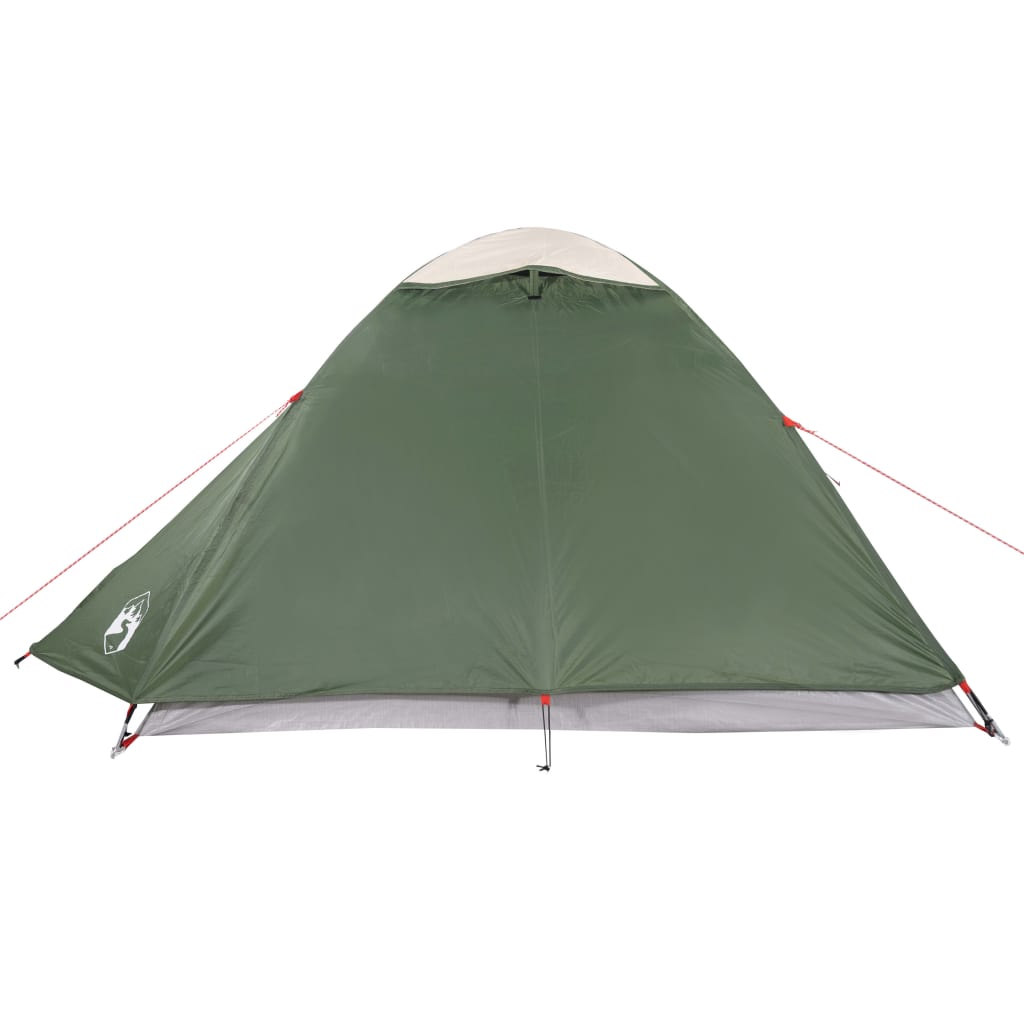 vidaXL Camping Tent Dome 3-Person Green Waterproof