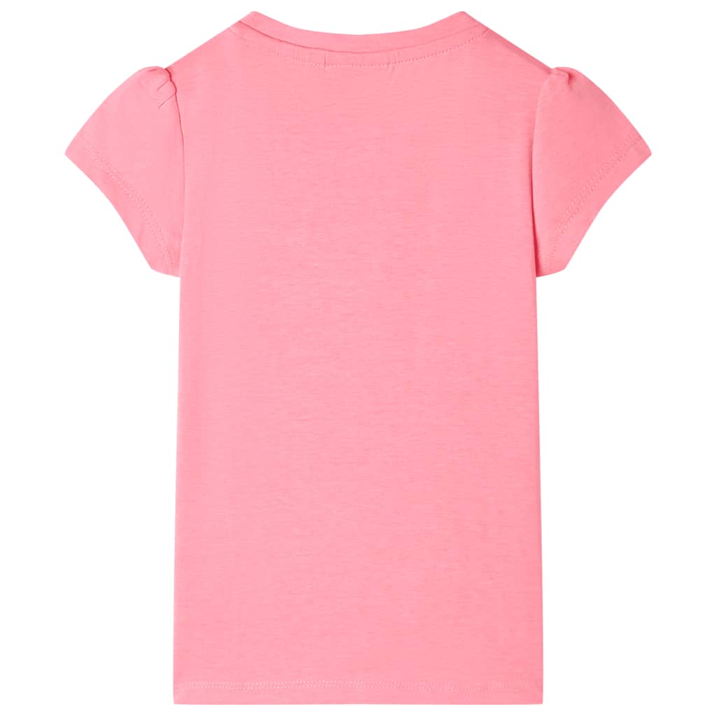 Kids' T-shirt Neon Pink 104