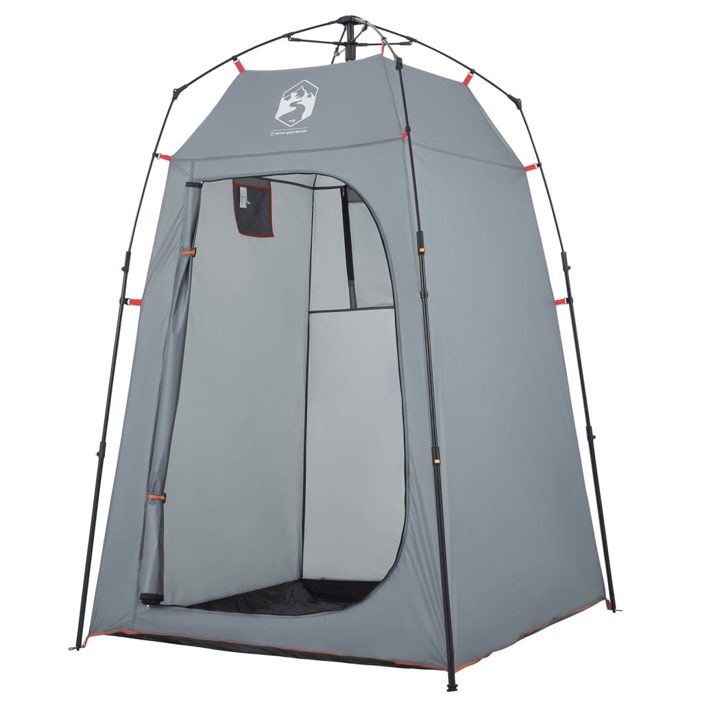 vidaXL Privacy Tent Grey Quick Release Waterproof