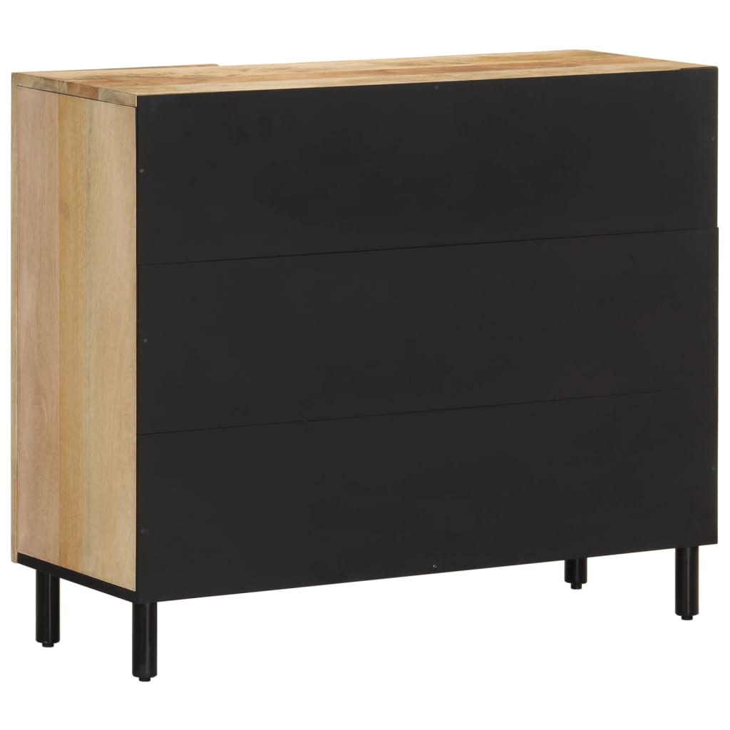 vidaXL Side Cabinet 90x33x75 cm Solid Wood Mango