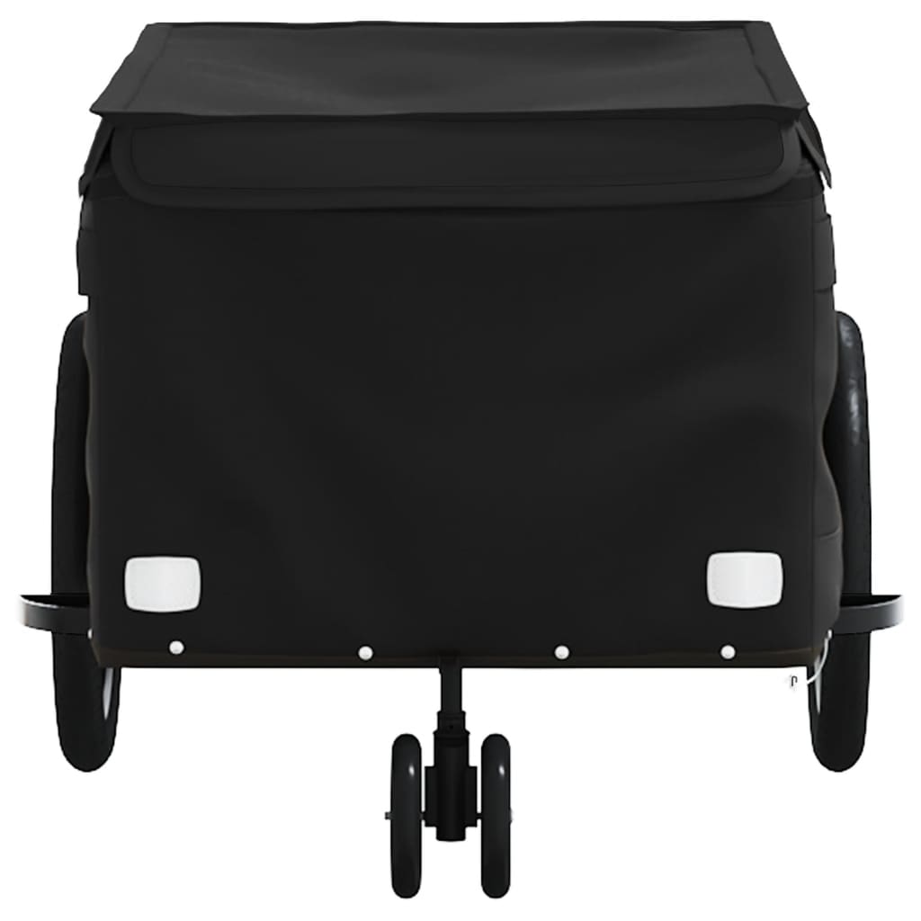 vidaXL Bike Trailer Black 30 kg Iron