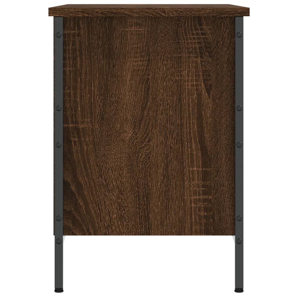 vidaXL Shoe Cabinet Brown Oak 69x35x50 cm Engineered Wood