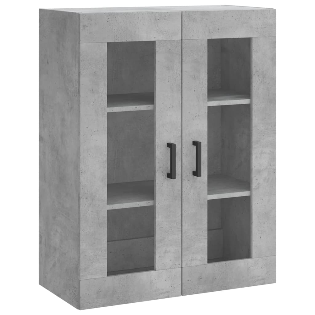 vidaXL Highboard Concrete Grey 69.5x34x180 cm Engineered Wood