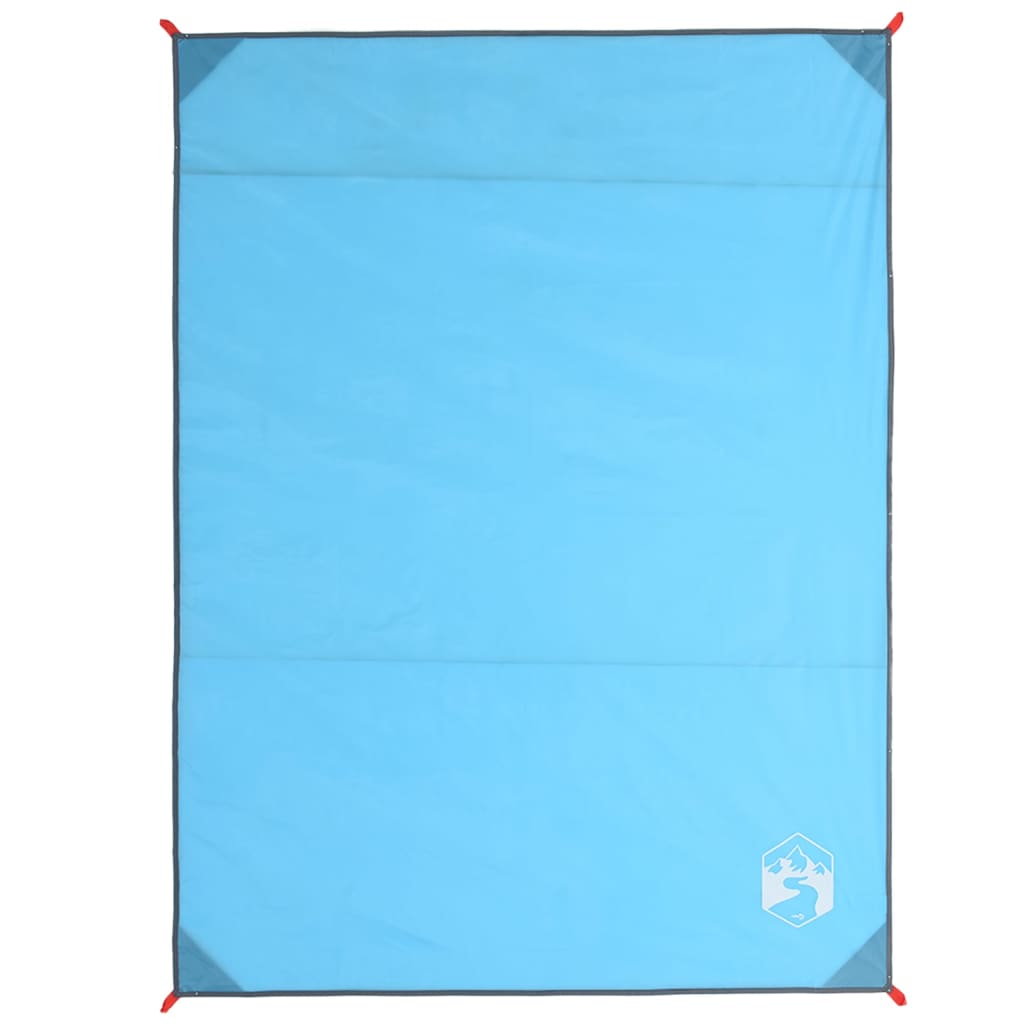 vidaXL Picnic Blanket with Pegs Blue 205x155 cm