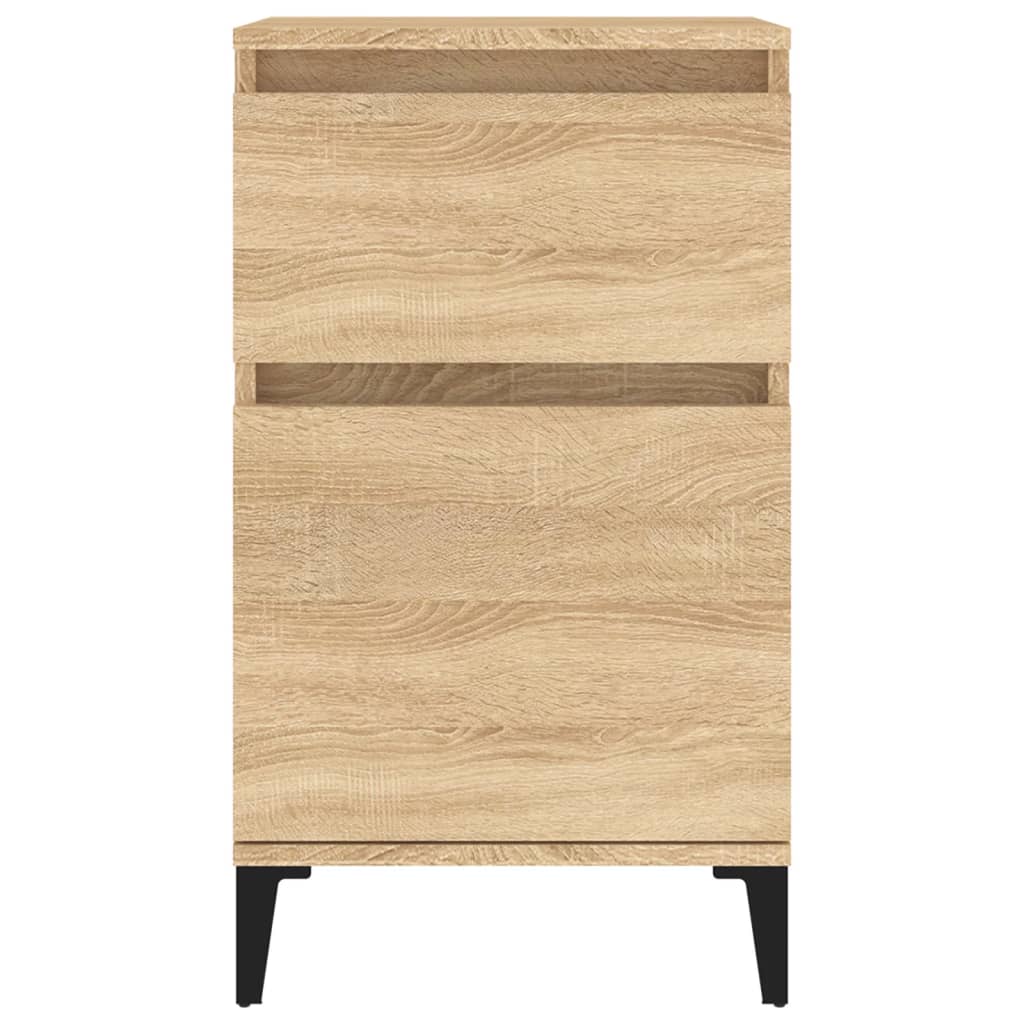 vidaXL Bedside Cabinets 2 pcs Sonoma Oak 40x35x70 cm