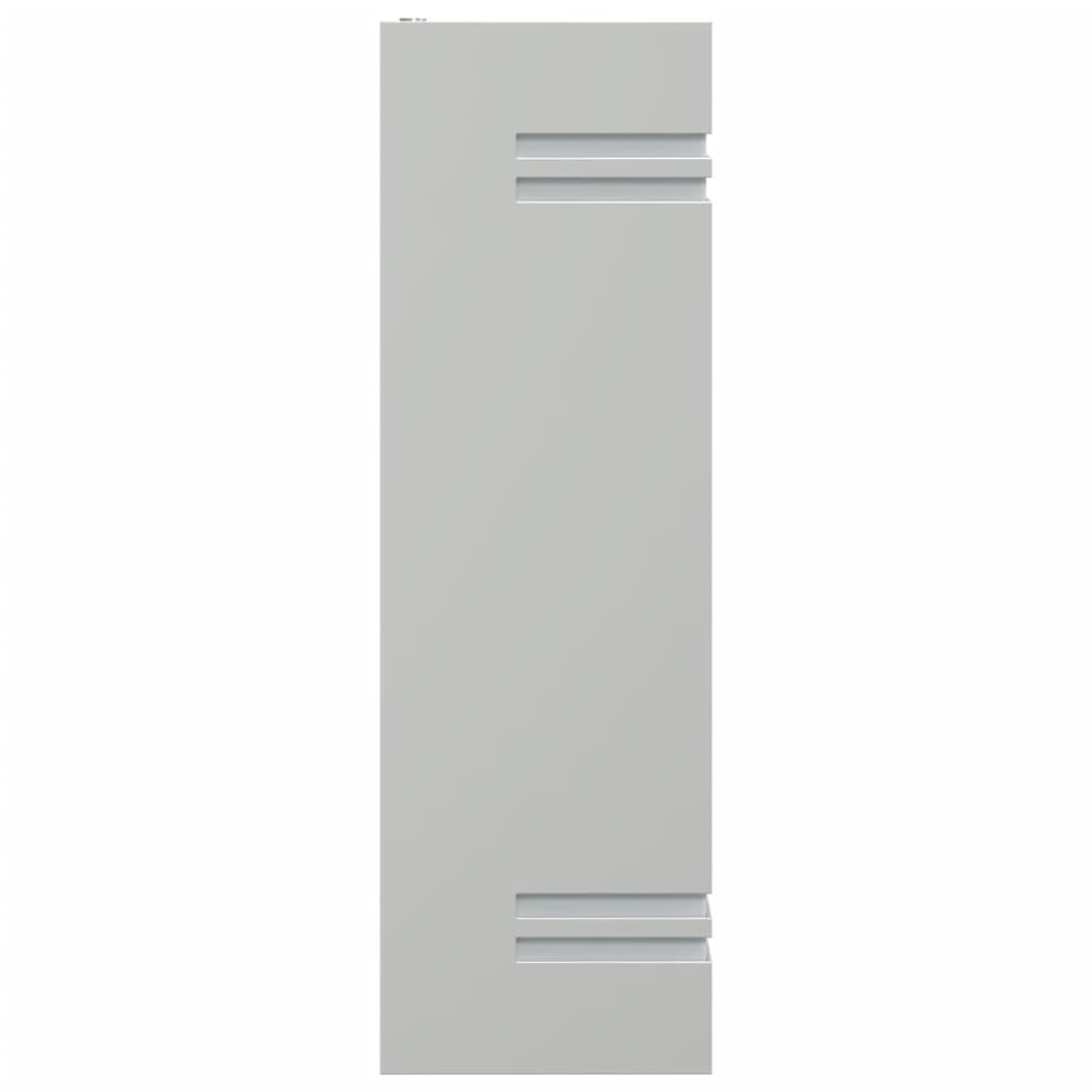 vidaXL Outdoor Wall Light Silver Stainless Steel