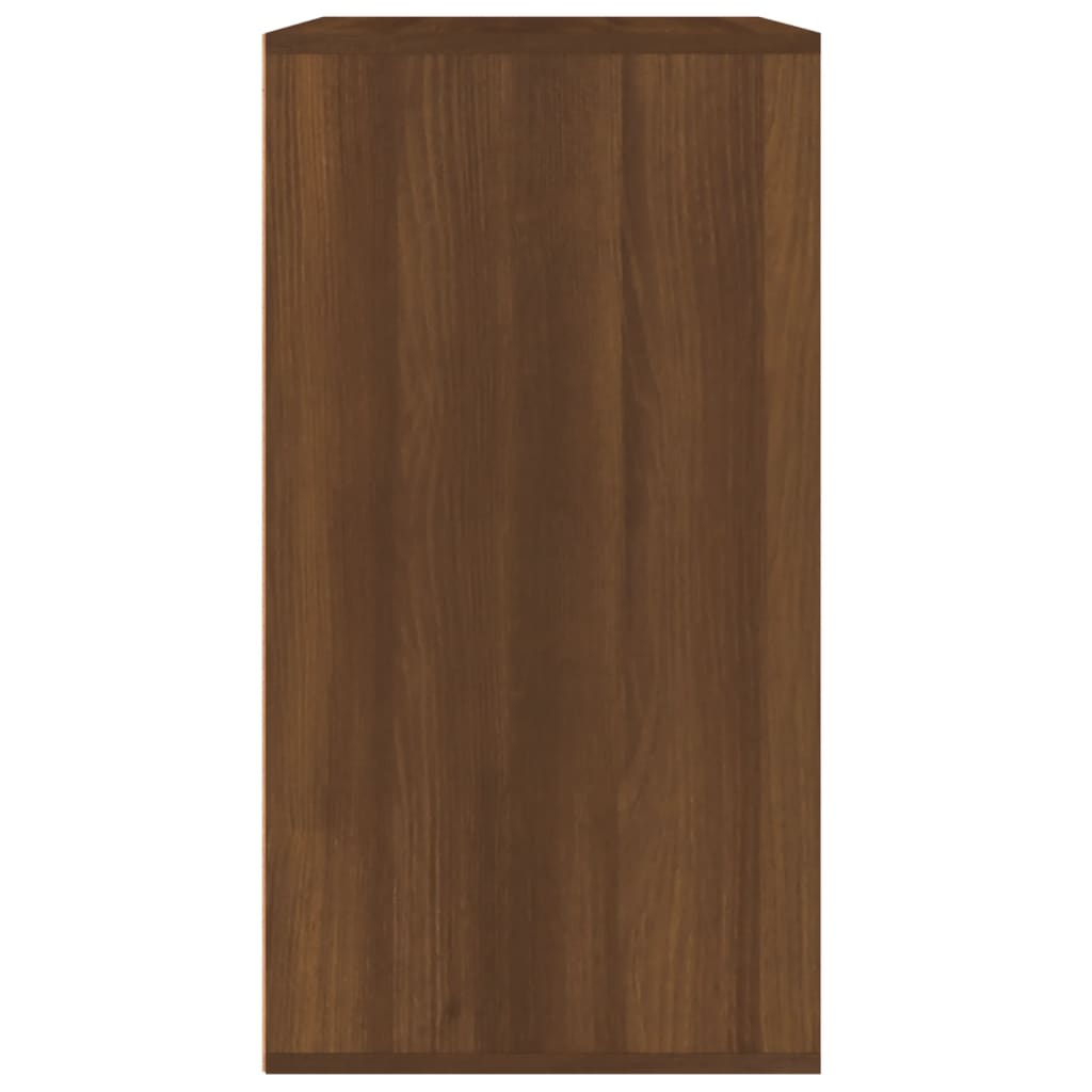 vidaXL Cosmetic Cabinet Brown Oak 80x40x75 cm Engineered Wood