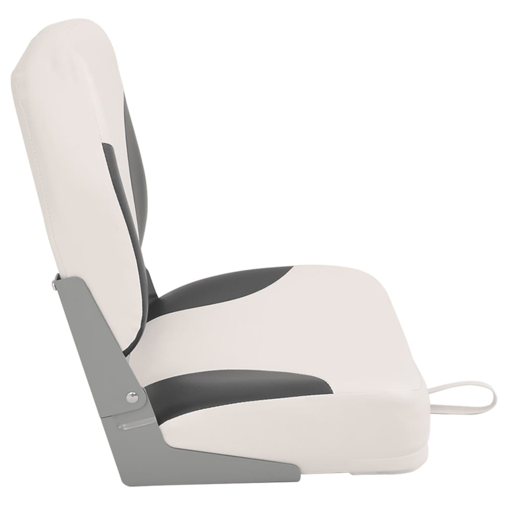 vidaXL 4 Piece Foldable Boat Seat Set Low Backrest