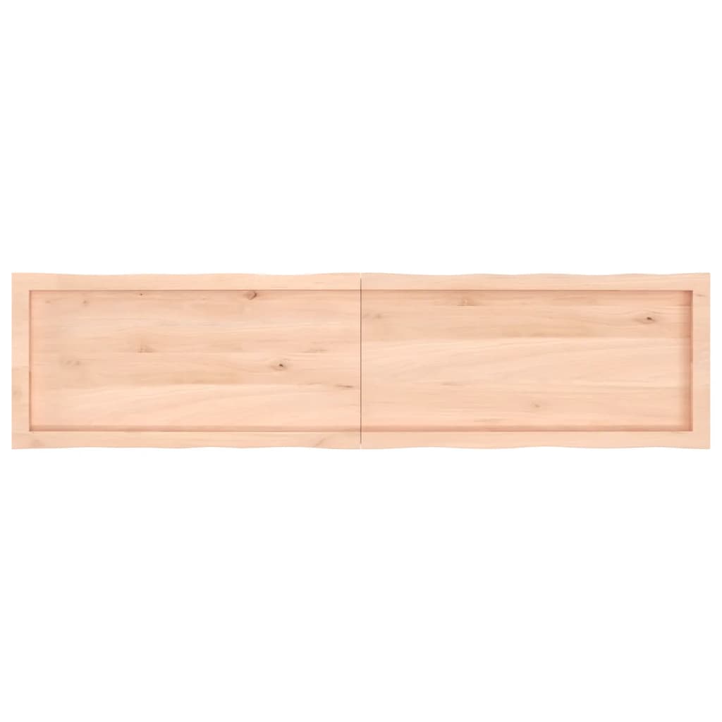 vidaXL Table Top 160x40x(2-4) cm Untreated Solid Wood Live Edge