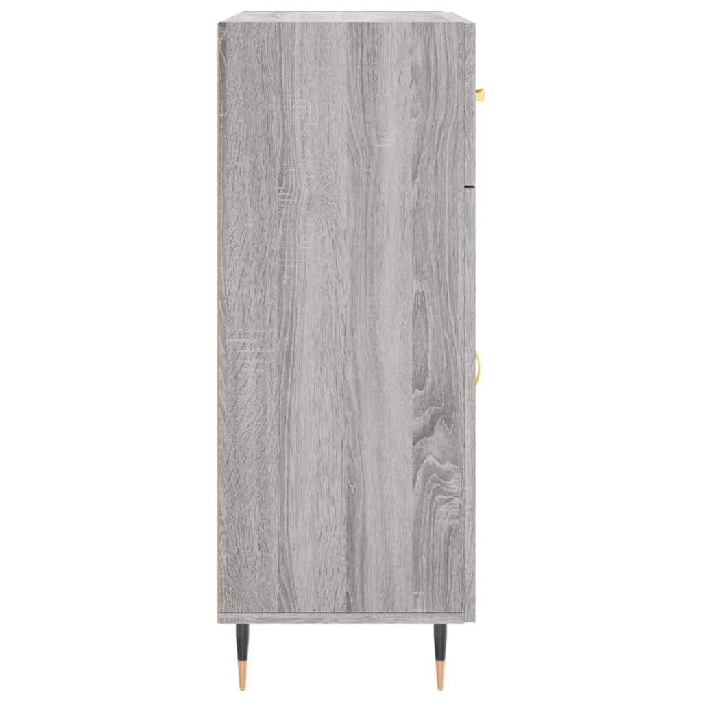 vidaXL Sideboard Grey Sonoma 69.5x34x90 cm Engineered Wood