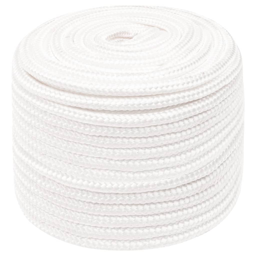 vidaXL Boat Rope Full White 14 mm 25 m Polypropylene