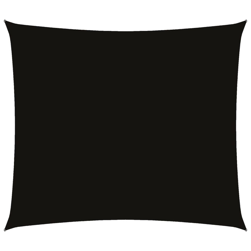 vidaXL Sunshade Sail Oxford Fabric Rectangular 2x2.5 m Black