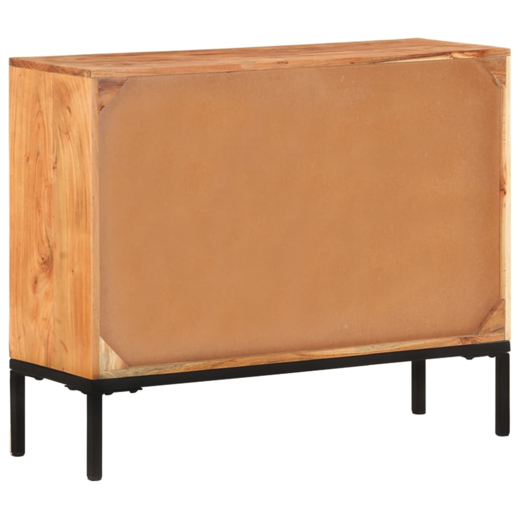 vidaXL Sideboard 88x30x73 cm Solid Acacia Wood