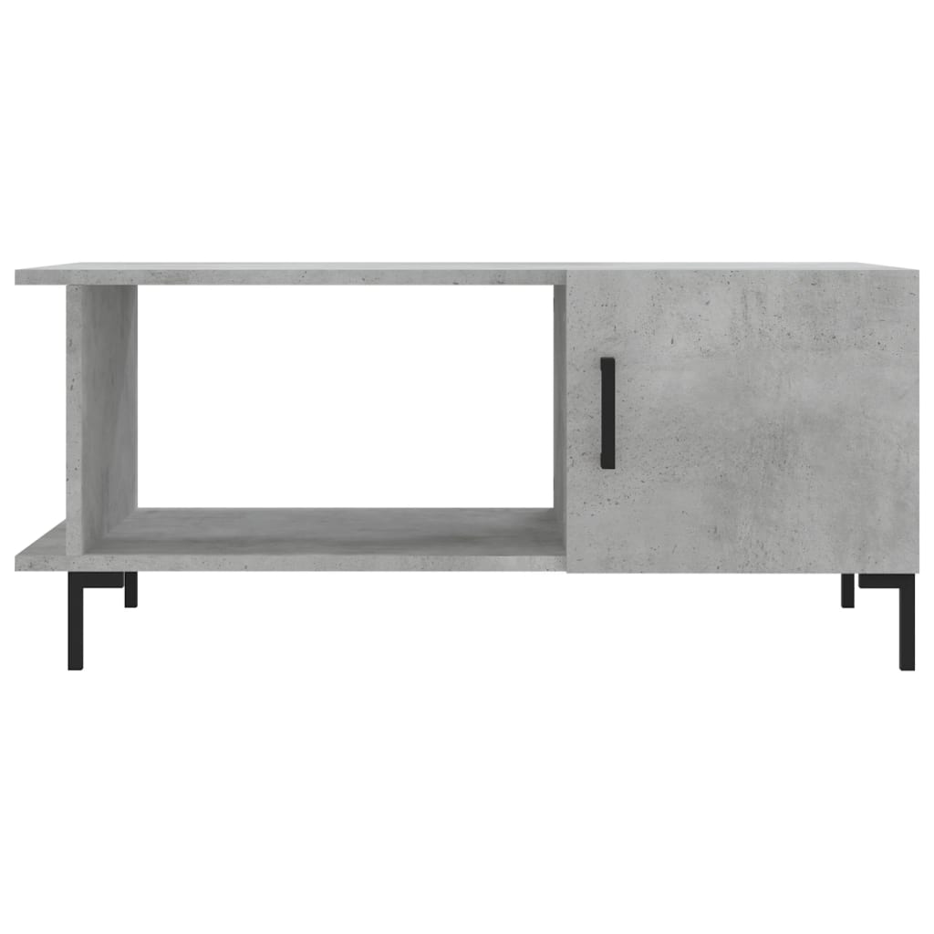 vidaXL Coffee Table Concrete Grey 90x50x40 cm Engineered Wood