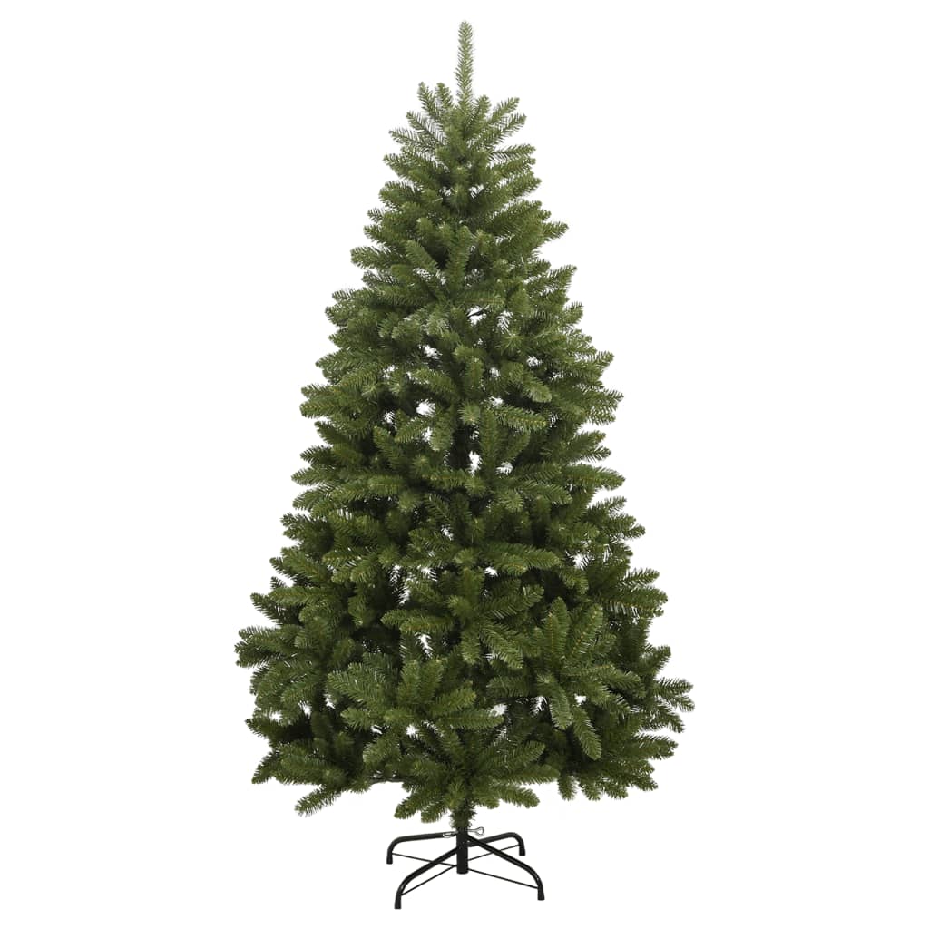 vidaXL Artificial Hinged Christmas Tree 300 LEDs & Ball Set 240 cm