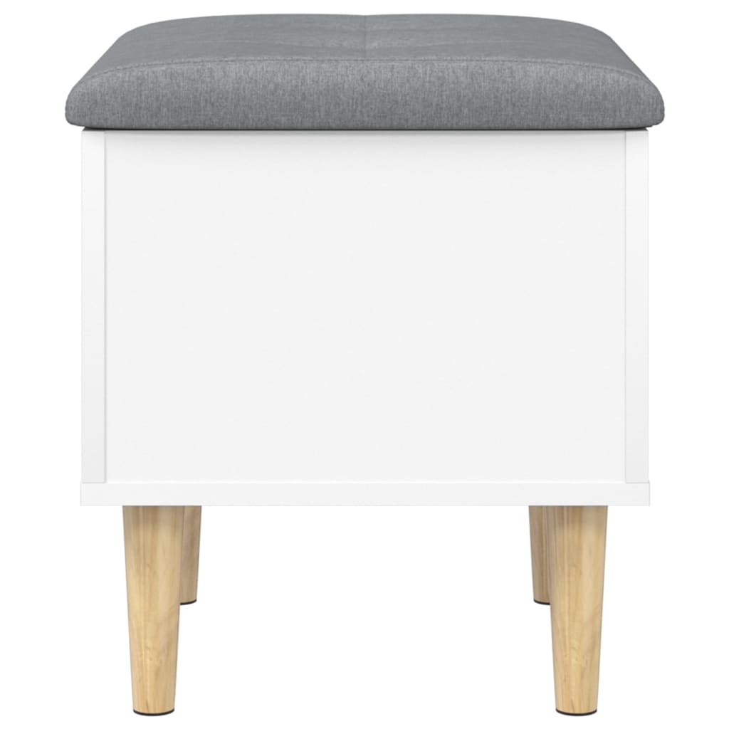 vidaXL Storage Bench White 42x42x46 cm Engineered Wood