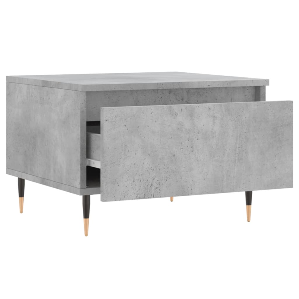 vidaXL Coffee Table Concrete Grey 50x46x35 cm Engineered Wood