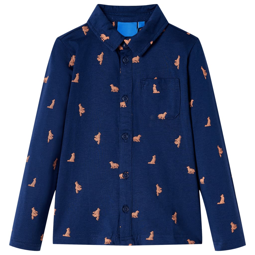 Kids' Shirt Navy 128