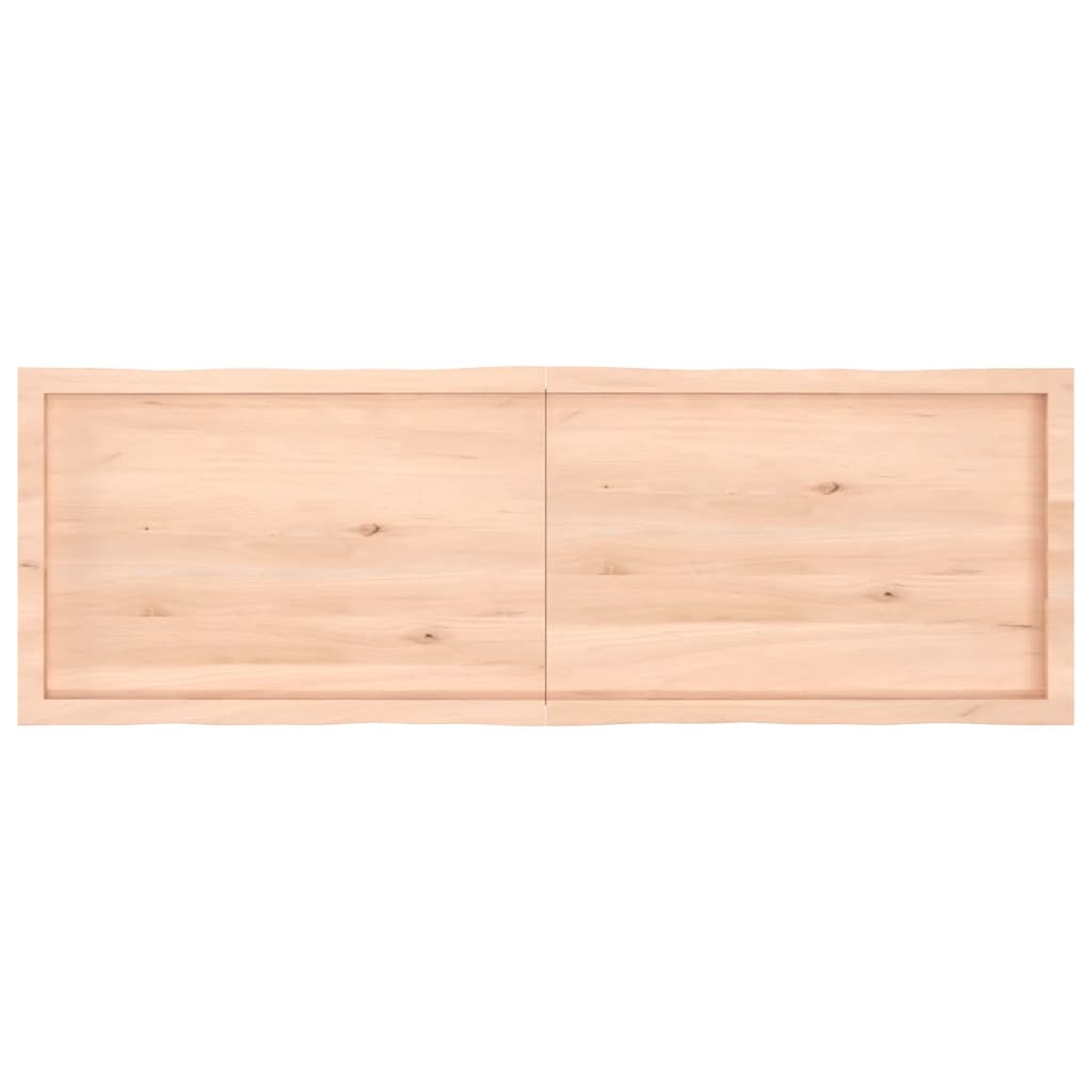 vidaXL Table Top 160x50x(2-4) cm Untreated Solid Wood Live Edge