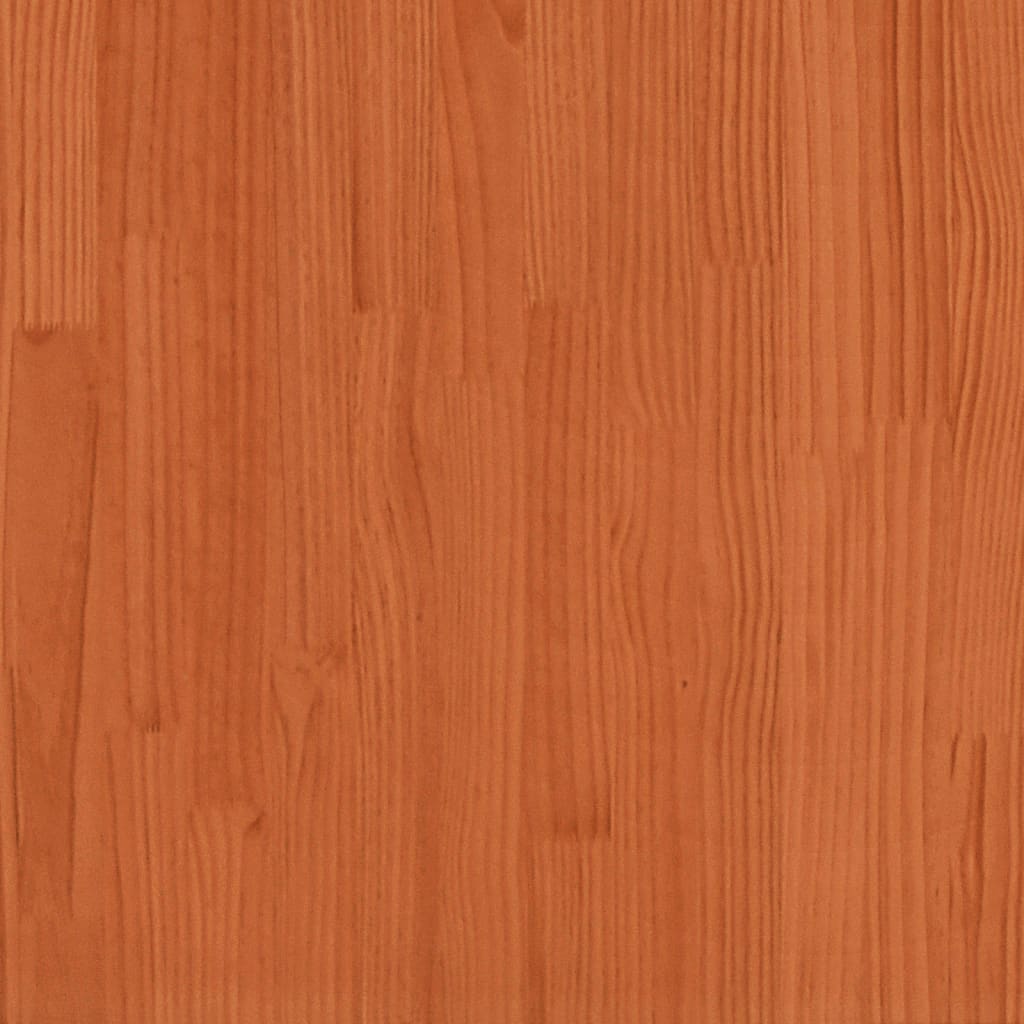 vidaXL Headboard Wax Brown 160 cm Solid Wood Pine