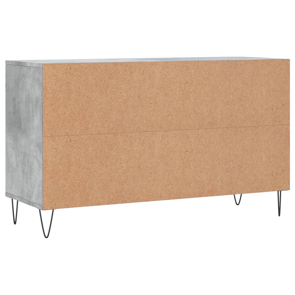 vidaXL Shoe Cabinet Concrete Grey 102x36x60 cm Engineered Wood