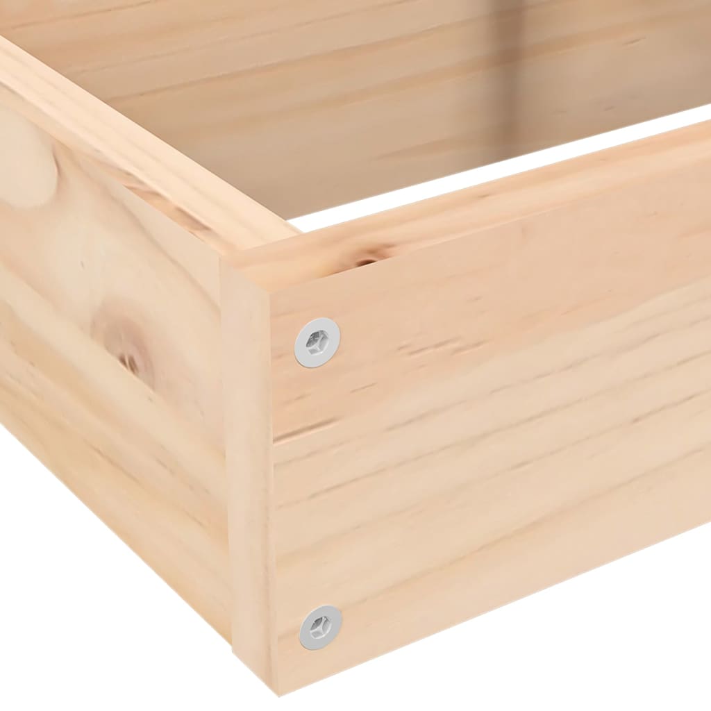 vidaXL Garden Planter 4-Tier 80.5x79x36 cm Solid Wood Pine