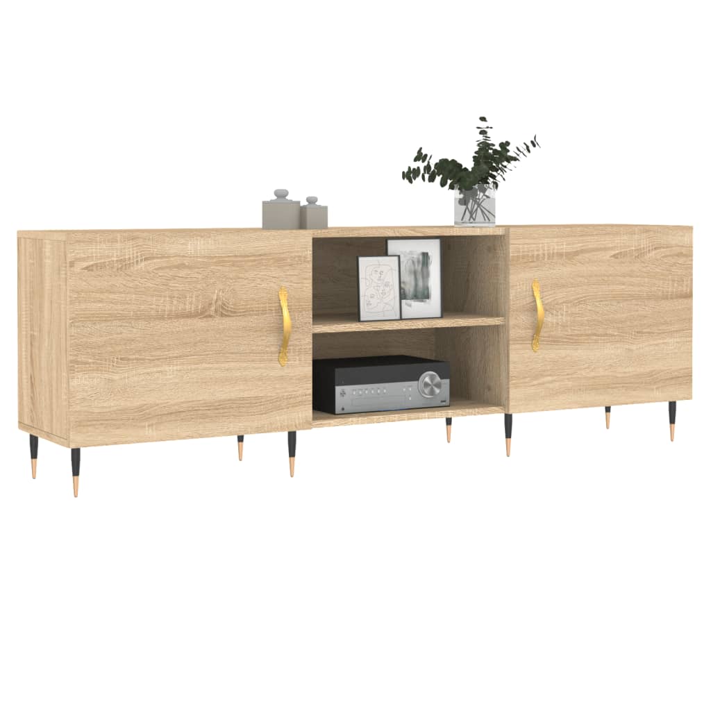 vidaXL TV Cabinet Sonoma Oak 150x30x50 cm Engineered Wood