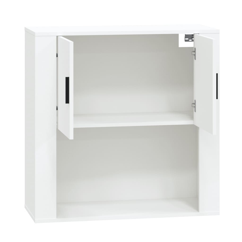 vidaXL Wall Cabinet White 80x33x80 cm Engineered Wood