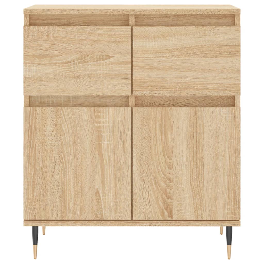 vidaXL Sideboard Sonoma Oak 60x35x70 cm Engineered Wood