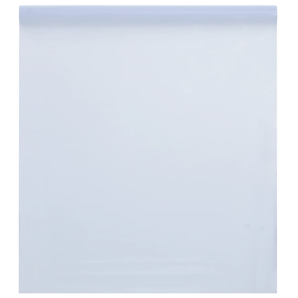 vidaXL Window Film Static Frosted Transparent White 90x2000 cm PVC